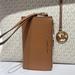Michael Kors Bags | Michael Kors Large Double Zip Wristlet Wallet Phone Case Clutch Luggage | Color: Brown/Gold | Size: Large