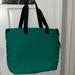 Kate Spade Bags | Green Quilted Kate Spade Bon Shopper Tote Bag | Color: Black/Green | Size: Os