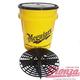 Meguiars NEW!! SEAT LID 15 Litre Swirl Free Paint Professional Car Wash Bucket Kit