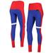 Women's KIYA TOMLIN Royal/Red Buffalo Bills Colorblock Tri-Blend Leggings