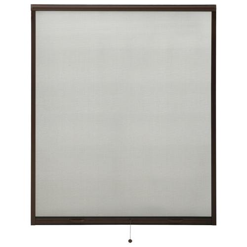 Insektenschutzrollo für Fenster Braun 160x170 cm