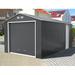 Duramax Building Products Imperial 12 ft. 2 in. W x 25 ft. 9 in. D Metal Storage Shed in Gray | 102.2 H x 145.7 W x 308.5 D in | Wayfair 55151