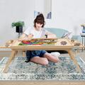 Rose Home Fashion 1500 Pcs Puzzle Board en Jigsaw Puzzle Table w/ Folding Legs 4 Drawers, 1 Set of Accessories in Brown | Wayfair