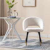 Modern Dining Chairs, Modern Upholstered Dining Room Chair Accent Chair with Metal Legs for Living Room