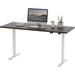 Inbox Zero Lift it Value Height Adjustable Sit to Stand Desk Wood/Metal in White/Brown | 30 W x 60 D in | Wayfair 1231D16B0CF143478DA44533D5B47C88
