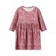 NAME IT Baby-Mädchen NBFKRINE LS Dress NOOS Kleid, Burnished Lilac, 56