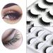 Anvazise 5 Pairs 3D Eye Lashes Thick Long False Eyelashes Extension Makeup Beauty Tools