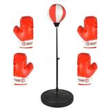 Punching Bag for Kids Included 2 Pack Boxing Gloves Boxing Toys for Boys Boxing Bag Sets with Height Adjustable Stand Gift for Boys & Girls