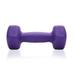 Set of 2 Neoprene Dumbbell Free Weights of 1-10 LB Anti-Slip Anti-roll Hex Shape