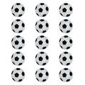 NUOLUX 15Pcs Foosball Table Balls Table Soccer Balls Foosball Replacement Balls Foosball Accessories