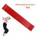 Elastic High quality Training Athletic Accessories Latex Exercise Workout Fitness Gym Equipment Yoga Belt Resistance Bands Strength Rubber loops RED 500MMX50MMX0.9MM
