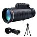 Vikakiooze 40X60 Monocular Telescope Telescope 40X60 Monocular Low Light Night Vision With Compass Outdoor