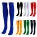 1 Pair Sports Socks Solid Color Anti-slide Spandex Anti-slide Knee Socks for Sports