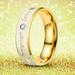 Kayannuo Christmas Clearance Unisex Stainless Steel Crystal Ring For Men And Women Fashion Couple Ring