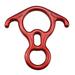 50KN Rescue Figure 8 Descender Large Bent-Ear Belaying and Rappelling Gear Belay Device Climbing for Rock Climbing Peak Rescue 7075 Aluminum Alloy