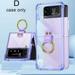 Suitable For Samsung Galaxy Z Flip3 Mobile Phone Shell Cover Ring Screen U2P5 Protective G1X6