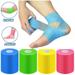 4 Rolls of Foam Athletic Tape 2.75 x 30 Yards Pre-Wrapped Sports Tape Ankle Athletic Tape for Ankles Wrists Hands and Knees 4 Colors