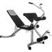 Uervoton 6+3 Positions Adjustable Weight Bench with Leg Extension - Olympic Utility Benches with Preacher Curl