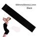 Elastic High quality Latex Exercise Workout Training Athletic Accessories Resistance Bands Strength Rubber loops Yoga Belt Fitness Gym Equipment BLACK 600MMX50MMX1.1MM