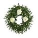 Nearly Natural Floral Plastic Wreath 18.00 (Assorted Colors)