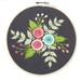 Floral Stamped of Kit with Cloth Full Embroidery Range Embroidery Home DIY Circular Knitting Needles Interchangeable Circular Knitting Needles Size 8 Circular Knitting Needles Size 6 Circular Knitting