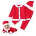 Christmas Clothes Set Pajamas For Baby Girls Boys Christmas Santa XMAS Toddler Kids Clothes Set 6 Month Old Baby Boy Clothes