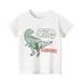 Boys For 1-7 Years Crewneck Baby Kids Tee Clothes Cartoon Shirts Tops Short T Toddler Dinosaur Sleeve Boys Tops Big Boys Shirt Long Sleeve