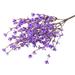 Pgeraug Simulated plum 1pc Artificial Flowers Outdoor Flower In Bulk For Hanging Planters Outside Porch Vase Home Window Decoration Artificial flowers Purple