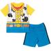 Disney Pixar Toy Story Woody Toddler Boys Cosplay T-Shirt and Mesh Shorts Outfit Set Toddler to Big Kid