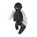 Infant Baby Boys Autumn Outfit Sets Long Sleeve Hoodie Sweatshirt Drawstring Pants Casual Tracksuits