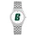 Men's Silver Charlotte 49ers Team Logo Rolled Link Bracelet Wristwatch