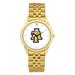 Men's Gold North Carolina A&T Aggies Team Logo Rolled Link Bracelet Wristwatch