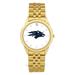 Men's Gold Nevada Wolf Pack Team Logo Rolled Link Bracelet Wristwatch