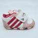 Adidas Shoes | Adidas Girls Pink | White Sneakers Size: 2 Infant | Color: Pink | Size: 2bb