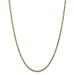 14K Yellow Gold 2.5mm Byzantine Chain