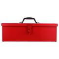 Frcolor Tool Box Metal Small Organizer Portable Hip Roof Red Toolbox Tractortruck Bed Storage Case