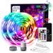 Smart WiFi LED Strip Lights - 100ft RGB Music Sync for Home Decor