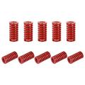 Die Spring 10 Pack TM 20mm OD 40mm Spiral Stamping Medium Load Die Springs Red