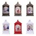 Christmas sale! Christmas Candle Lanterns Decor Retro Hanging Christmas Lamp Night Light Decoration with LED Light Battery Operated Tabletop Lanterns Decor for Christmas Xmas Home Decor Gift