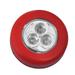 Bedroom Decoration Decorative ornaments Festival DIY Crafts LED Lights Kitchen Wall Lamps Closet Cabinet Lamp Clap light RED 1PC