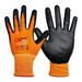 3Pairs QEAR General Purpose Work Safety Gloves Nitrile Rubber Palm Coated Abrasion Snug Fit Oil/Greasy Resistance Palm Size XL