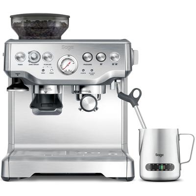 SAGE Espressomaschine "»The Barista Express, SES875BSS2EEU1A«" Kaffeemaschinen Gr. 2 Tasse(n), silberfarben (edelstahlfarben) Espressomaschine