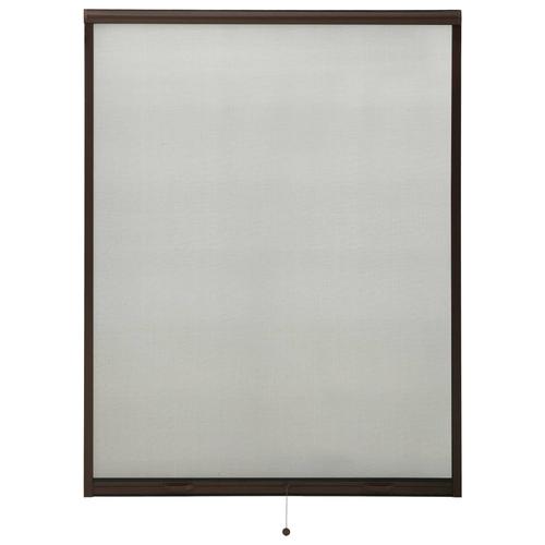 Insektenschutzrollo für Fenster Braun 130x170 cm