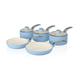 Retro 5 Piece Pan Set Blue