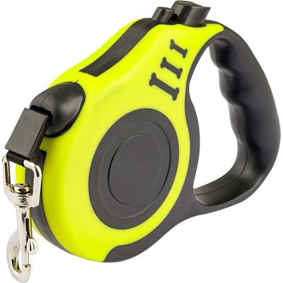Leash for Retractable Dogs All Sizes, Resistant 9 m Cord, with Buttons for Locking and Rewinding