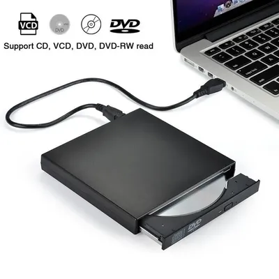 Lecteur Dvd externe USB portable graveur de disque Rw lecteur ChlorDrive pour Windows 98 8/10