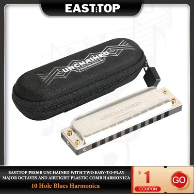 EASTTOP – PRO60 Instruments de musique déchaînés avec deux grandes Octaves faciles à jouer et