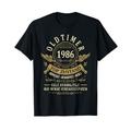 Geburtsjahr 1986 Geburtstag Baujahr Oldtimer Top Zustand T-Shirt