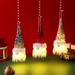 3 Pack Lighted Gnomes Christmas Tree Hanging Ornaments Decorations Swedish Tomte Plush Gnomes Santa Elf Warm Lights Xmas Table Ornaments Christmas Tree Decorations Home Indoor Holiday Decor