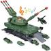 EastVita Tank Toy Sets Army Toys Military Toy Tank with 6PCS Alloy Die-Cast Vehicles Army Tank Toys for Boys with Light Sound & Launcher Birthday Gift Kids Toys for 3 4 5 6 7 Years Old